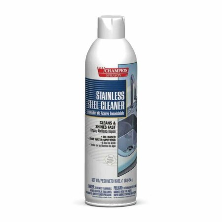 CHASE PRODUCTS Stainless Steel Cleaner 16 Oz. Aerosol CHU5197H